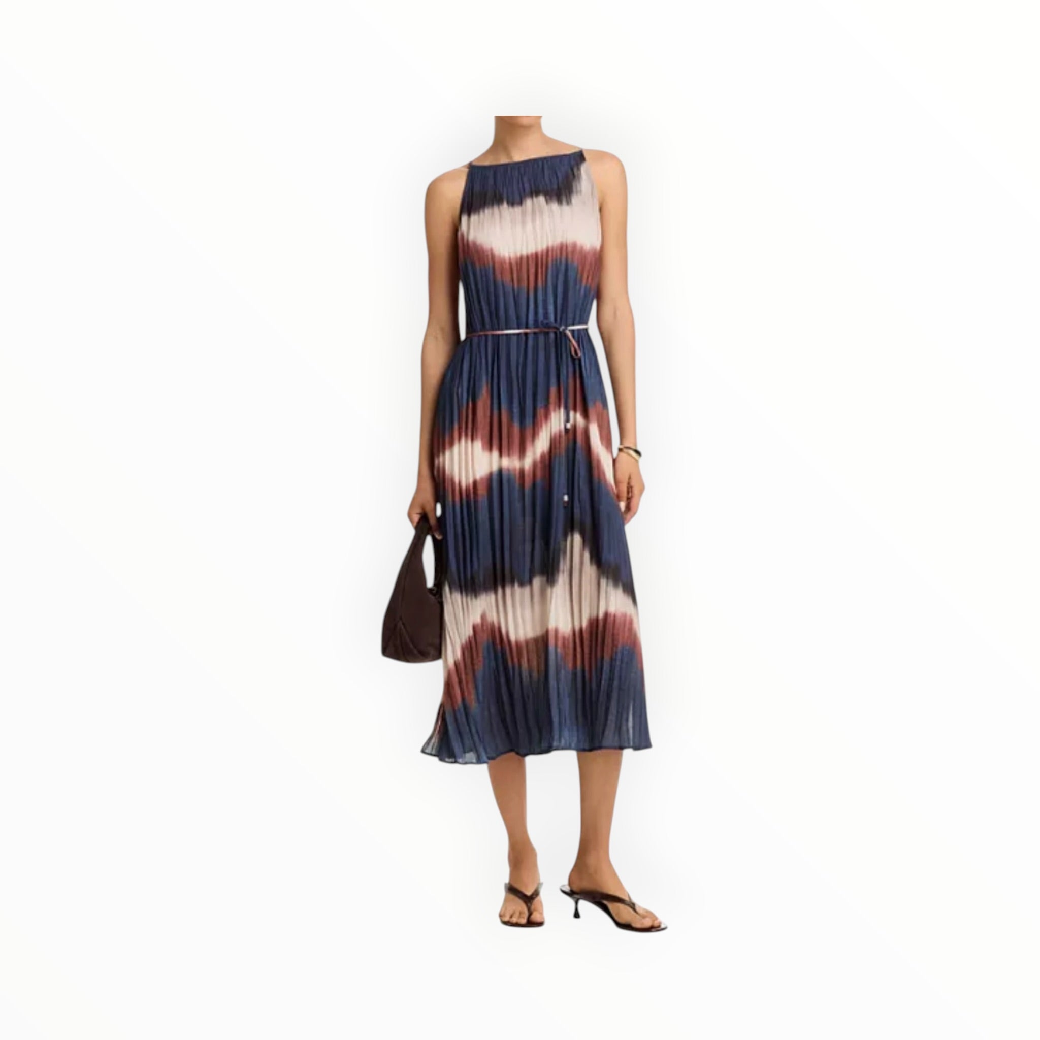 Bella Dahl Pleated Dress - Midnight Tides