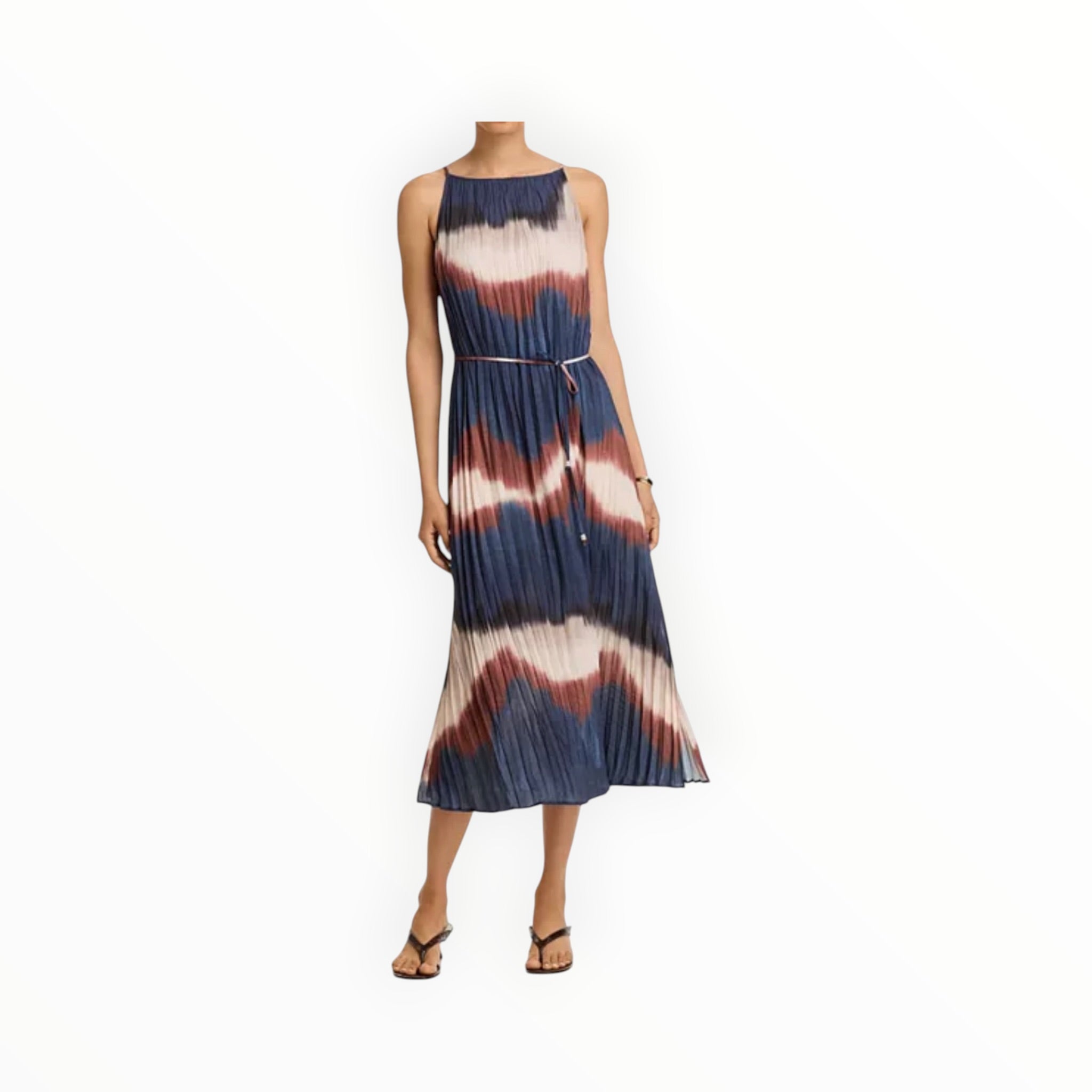 Bella Dahl Pleated Dress - Midnight Tides