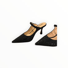 Lola Cruz Opera Crystal Embellished Pump - Black