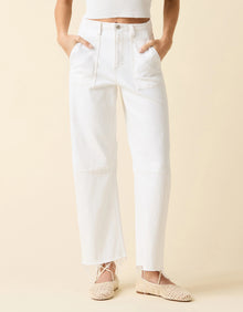 LE JEAN Utility Soft Barrel - White