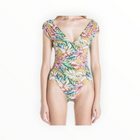 Sauipe Swim Eva Deep Plunge One Piece Swimsuit