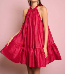 Sister Jane Carnelian Halter Neck Dress