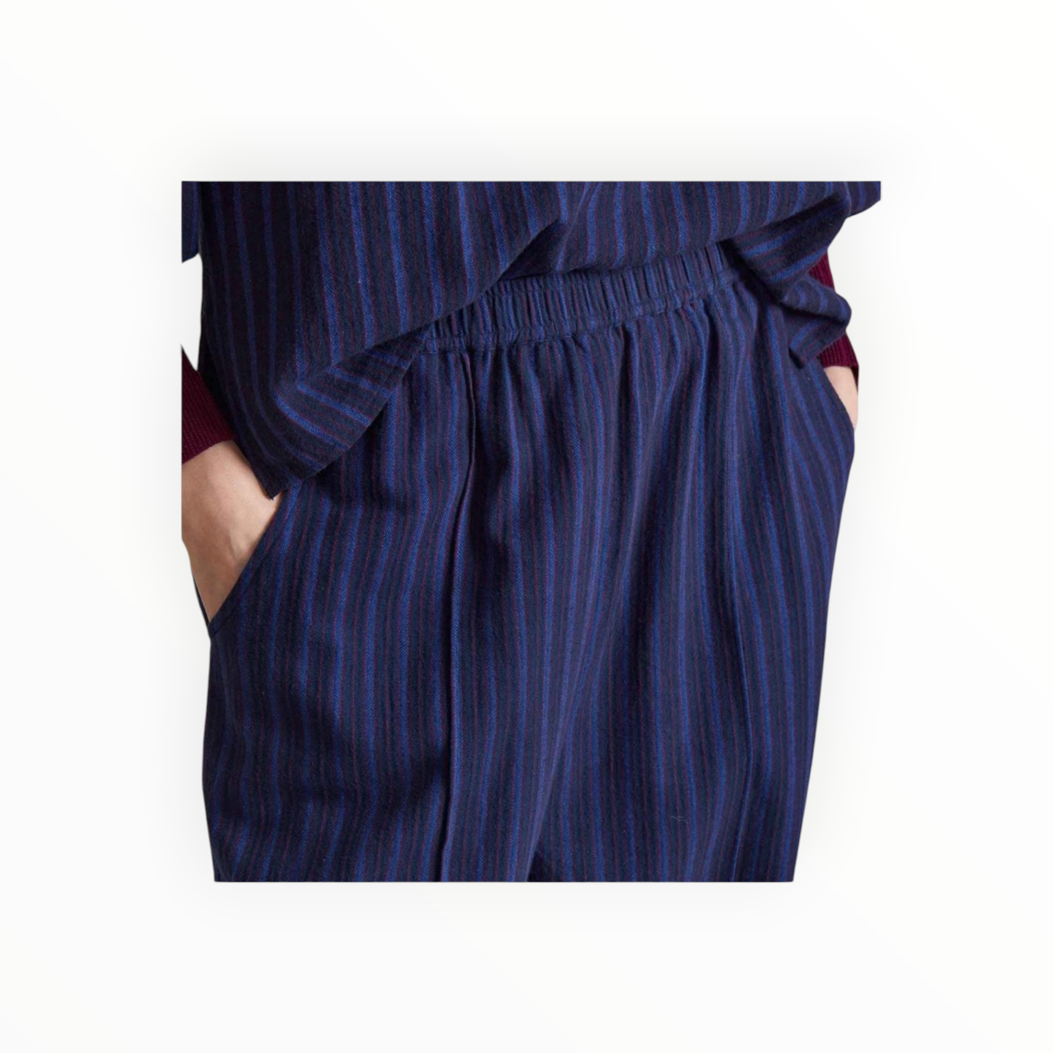 Apiece Apart Zebra Pant - Winter Stripes