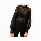 IRO Amia Ball Alpaca Blend Sweater - Black