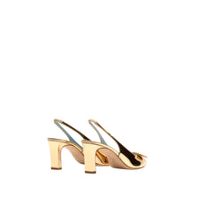 Frances Valentine Reese Slingback Heel - Gold