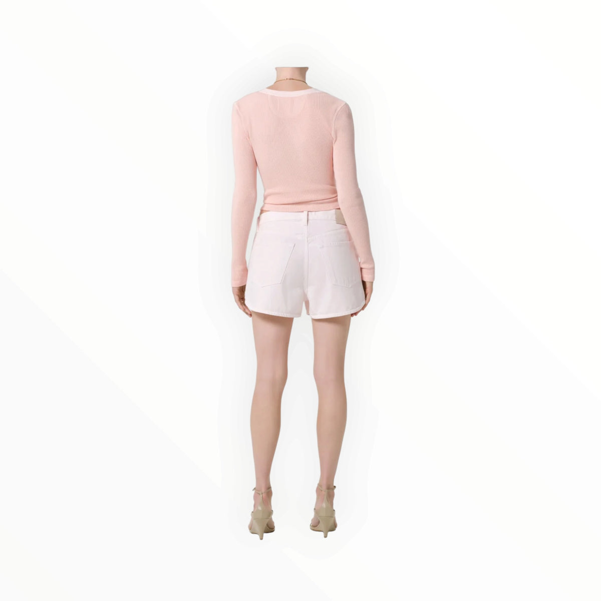Citizens of Humanity Albita Shorts - Pale Salt Light Pink