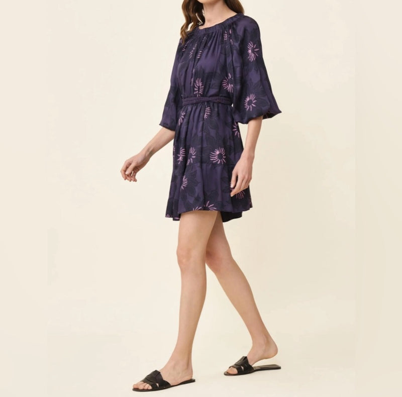 Omika Fitzgerald Mini Dress - Mara Midnight