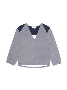 Nation Ltd Twyla Long Sleeve Top - Tossed Geo
