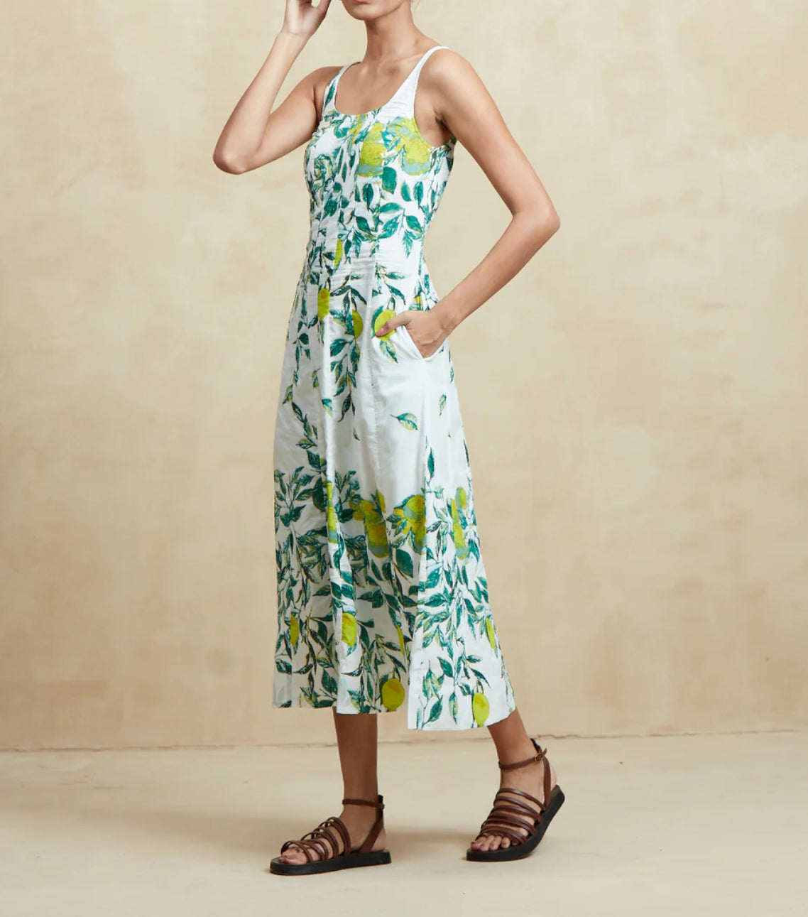 Ro’s Garden Camille Dress - Bryon Yellow