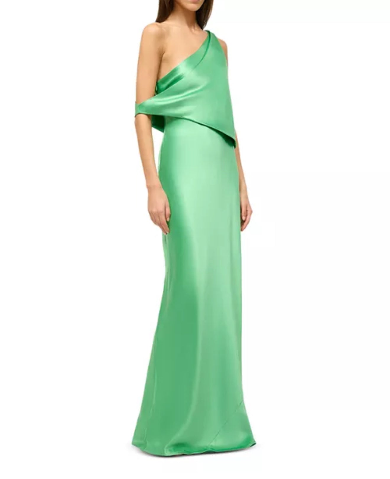STAUD Naomi Asymmetrical Dress - Green