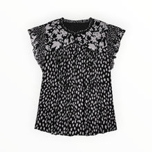 ba&sh Bronx Short Sleeve Top - Noir