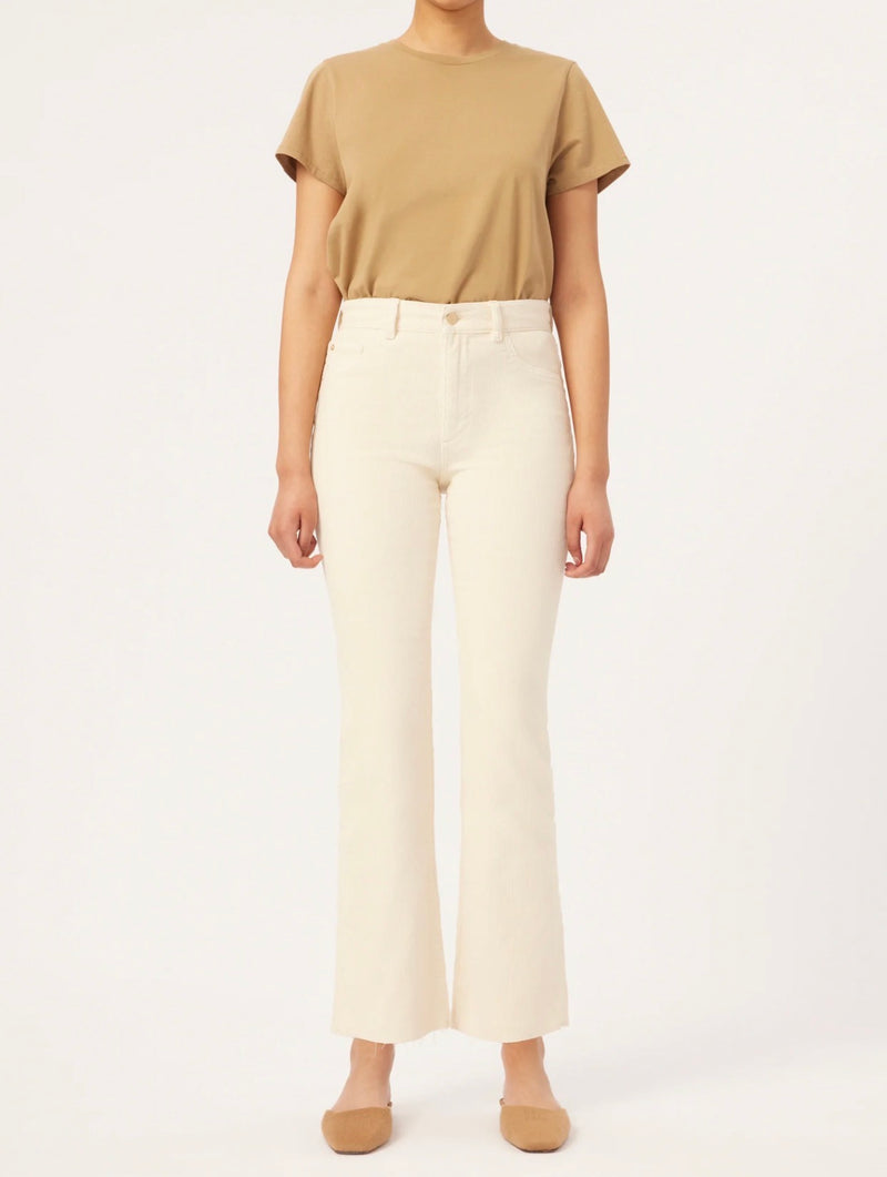 DL1961 Bridget Boot Crop - Manilla Corduroy