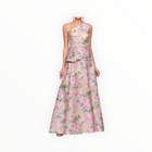 JS Collections Mia One Shoulder Gown - Blush Multi