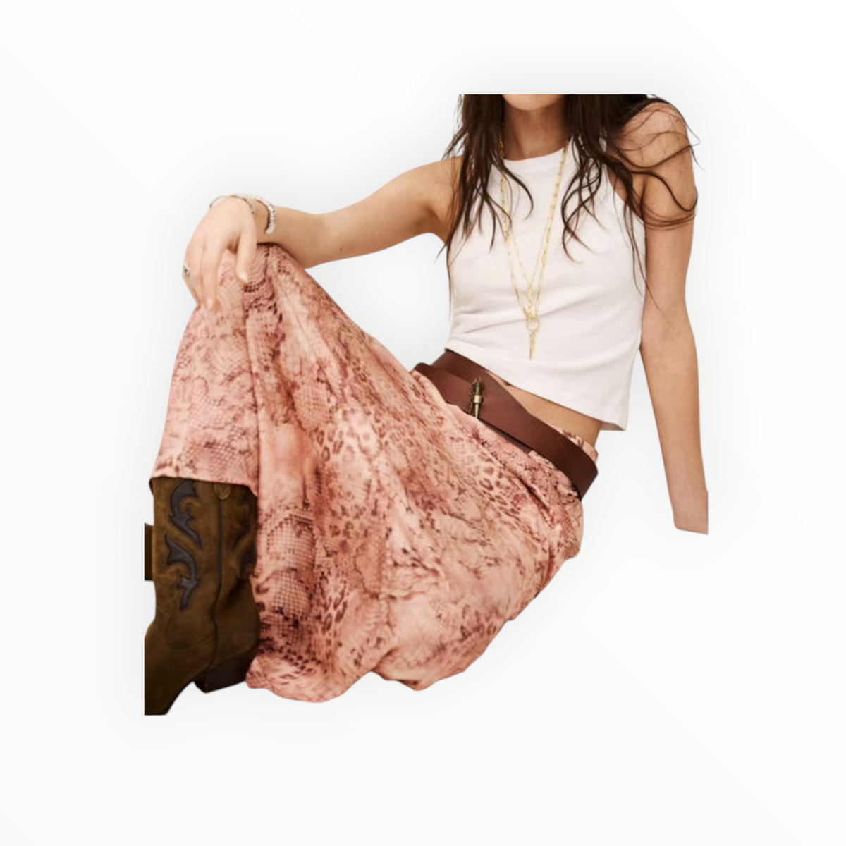 ba&sh Ciria Skirt - Rose