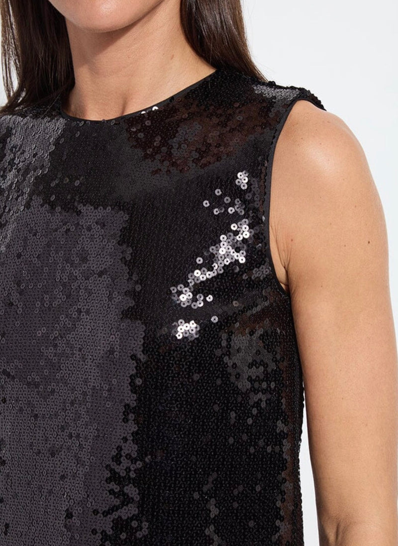 Lyssé Adaline St Sequin Shell - Black
