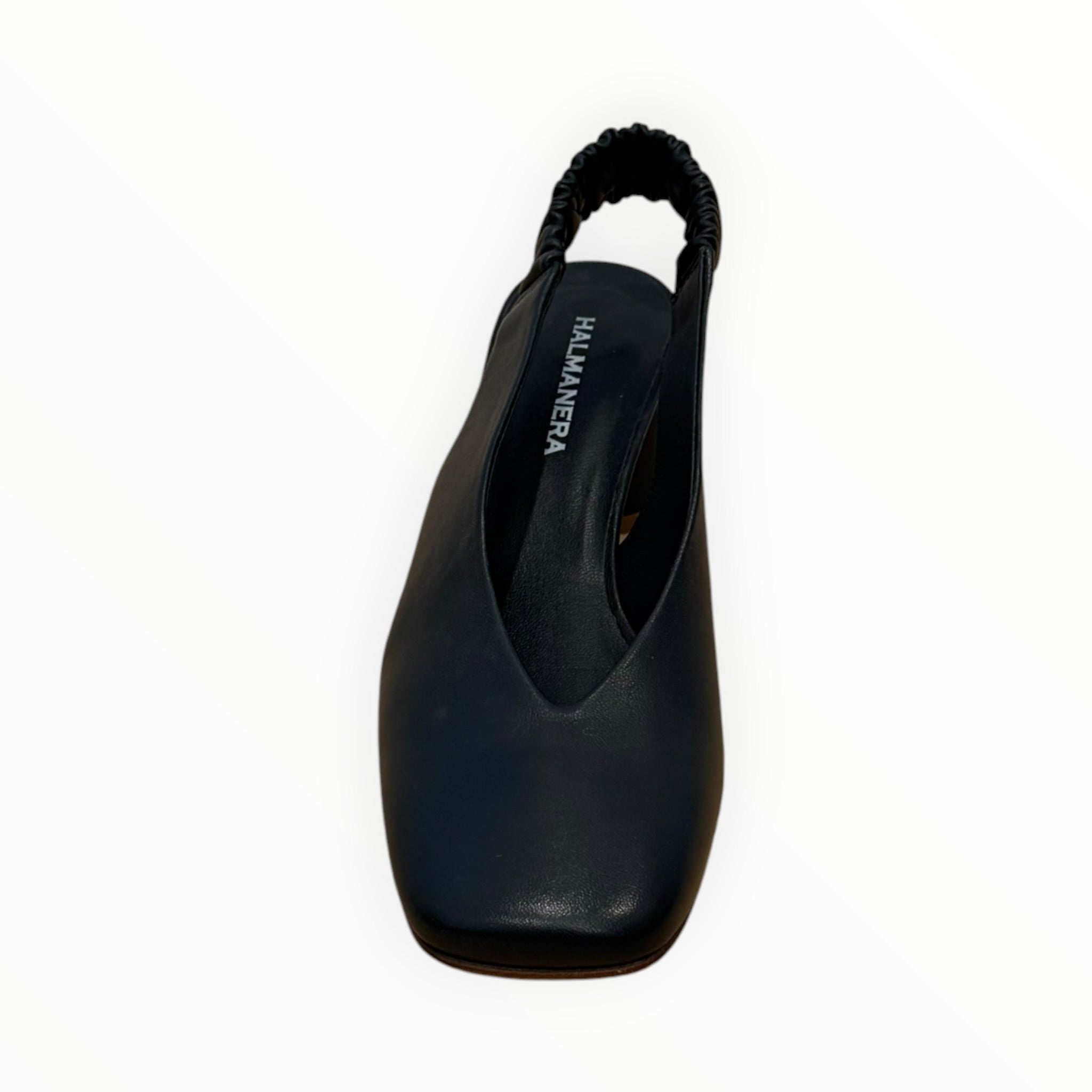 Halmanera Cala 63 Leather Slingback - Navy