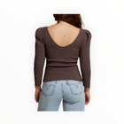 Nation Ltd Aurora Long Sleeve Top - Tartan Plaid