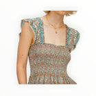 M.A.B.E Jaci Print Maxi Dress - Multi