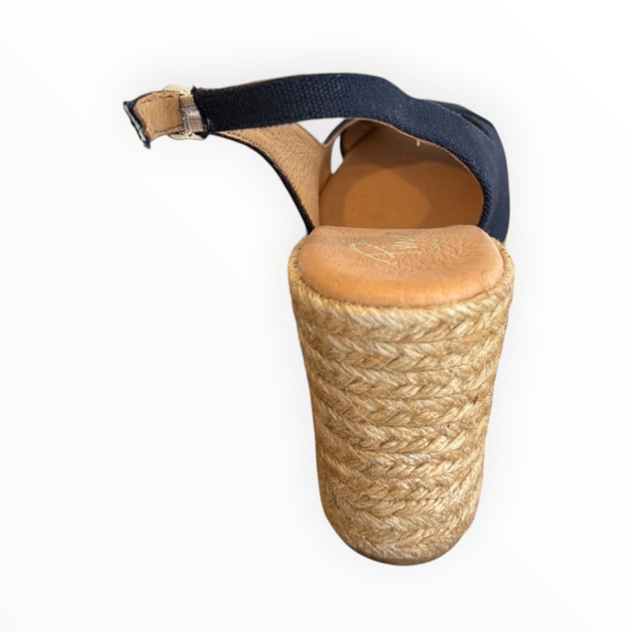 Pinaz Sling Back Wedge - Navy