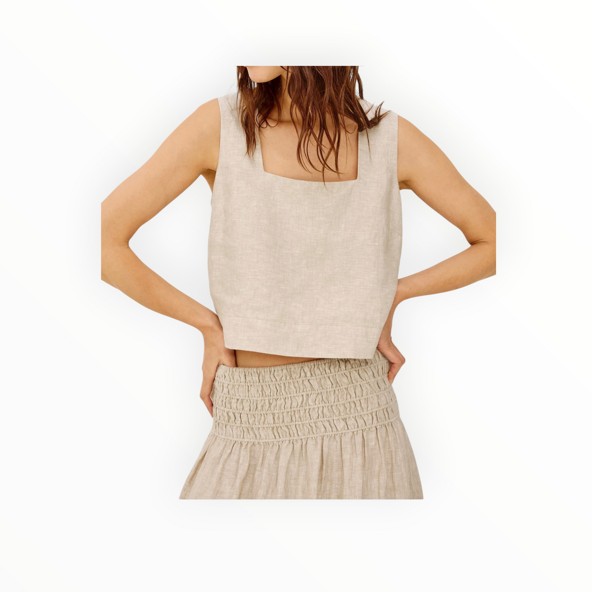 Rails Akira Top - Heathered Flax
