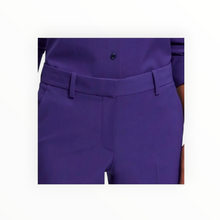 Theory Treeca Cropped Wool Pants - Blue Iris