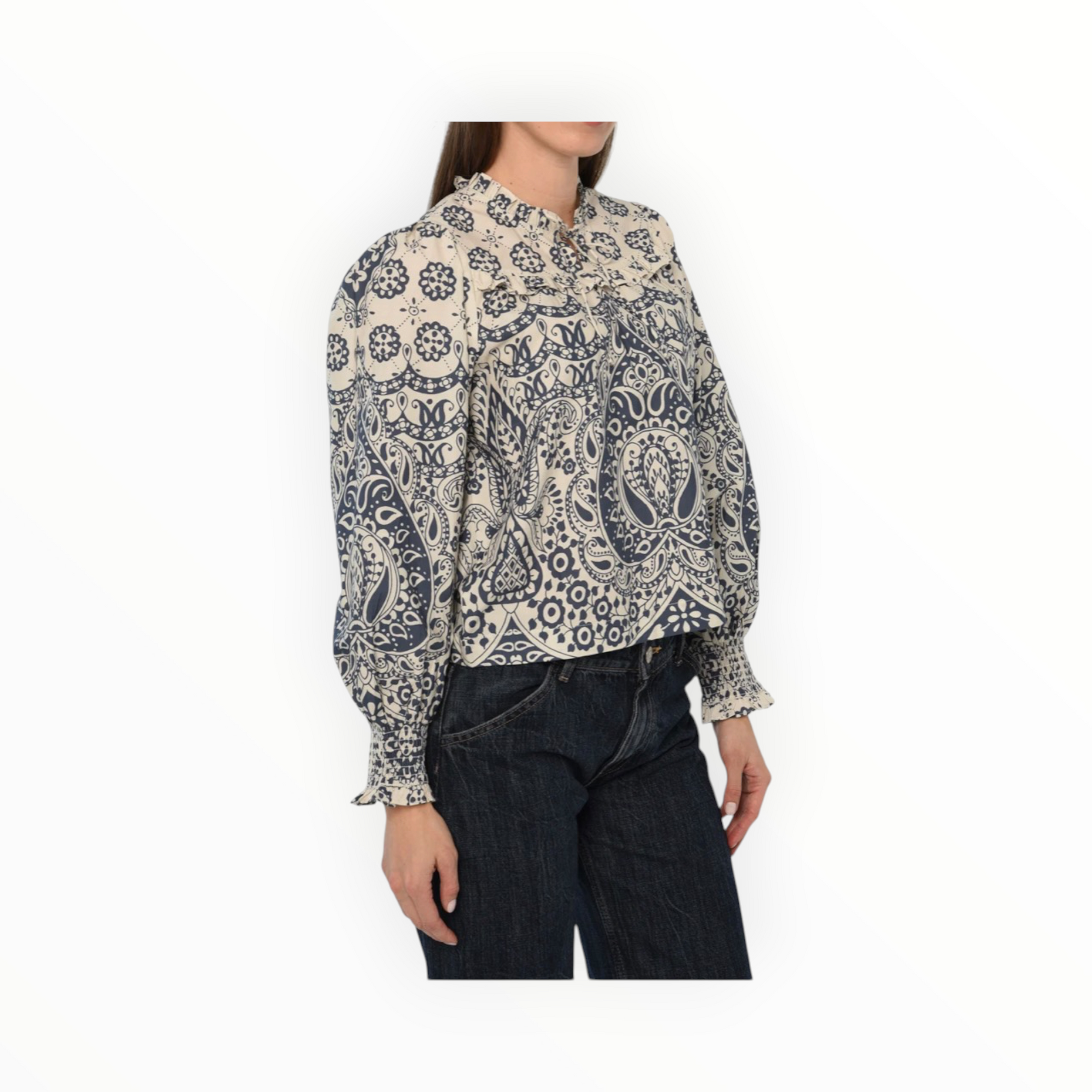 Love The Label Shanie Top - Antonina Print