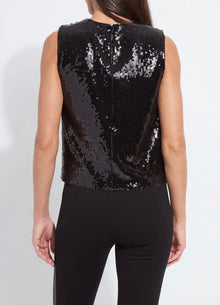 Lyssé Adaline St Sequin Shell - Black