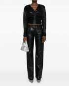 IRO Ojalie Lurex Blouse - Black
