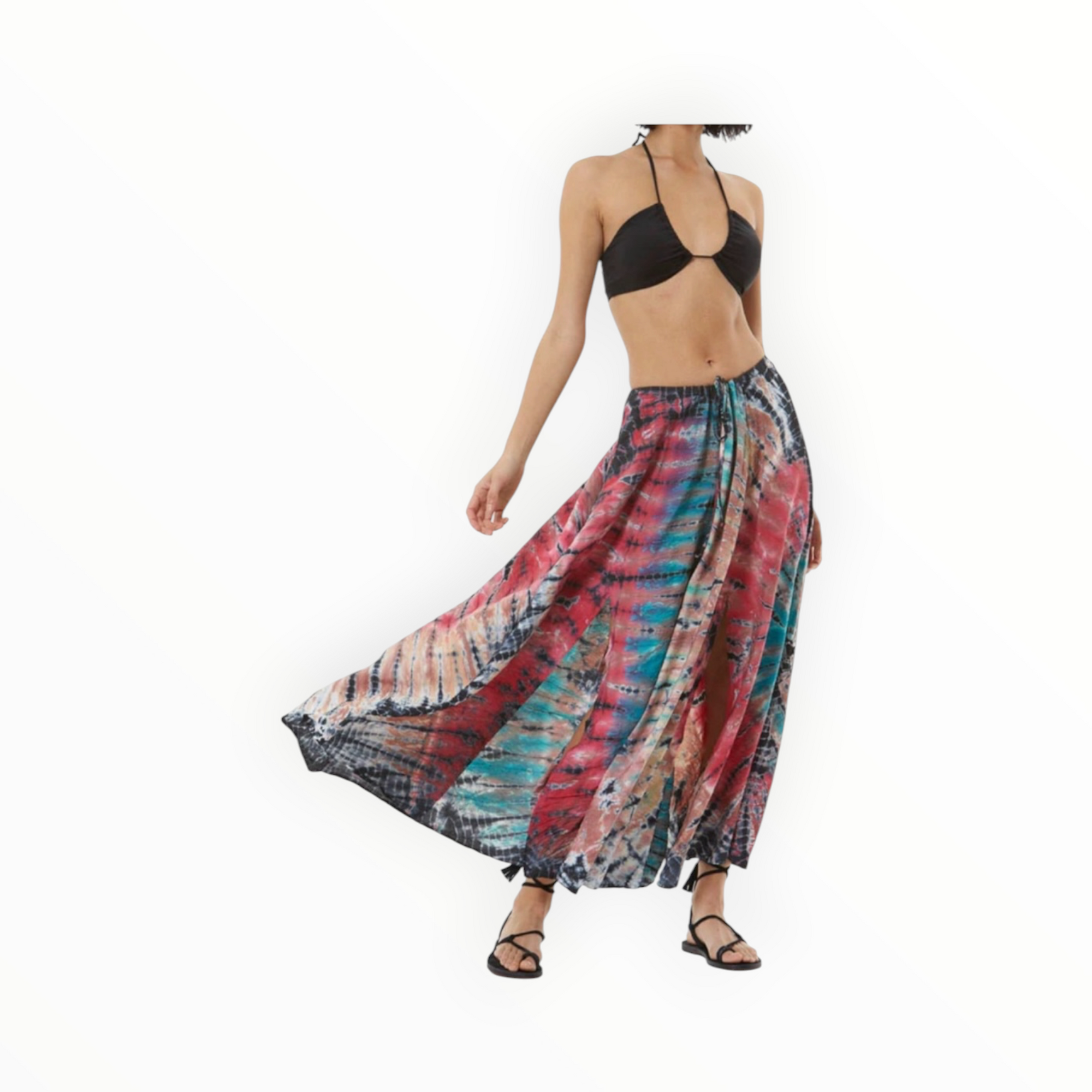 young fabulous & broke Monty Skirt - Verdigris Tropic Wash
