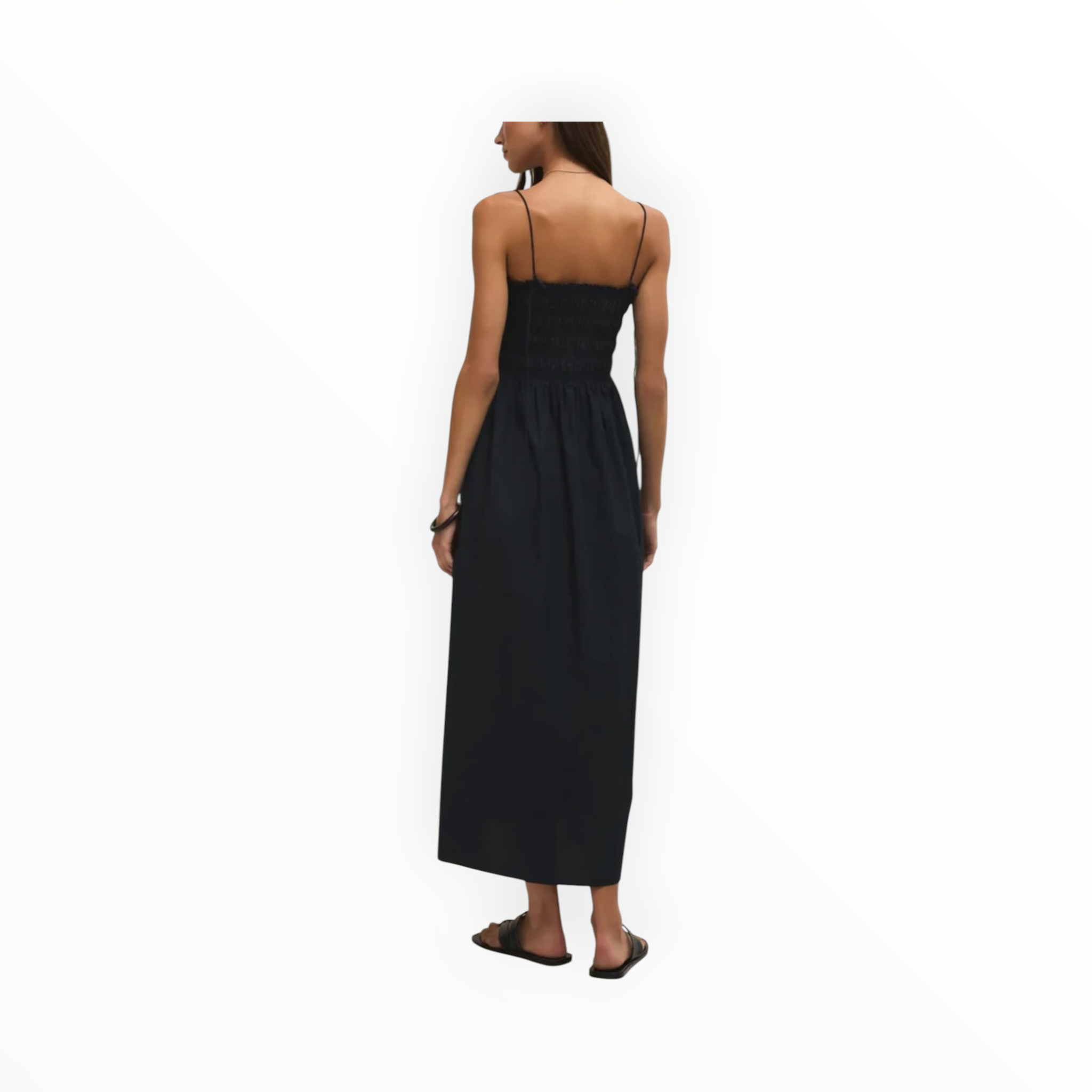Z Supply Cornelia Poplin Maxi Dress - Black