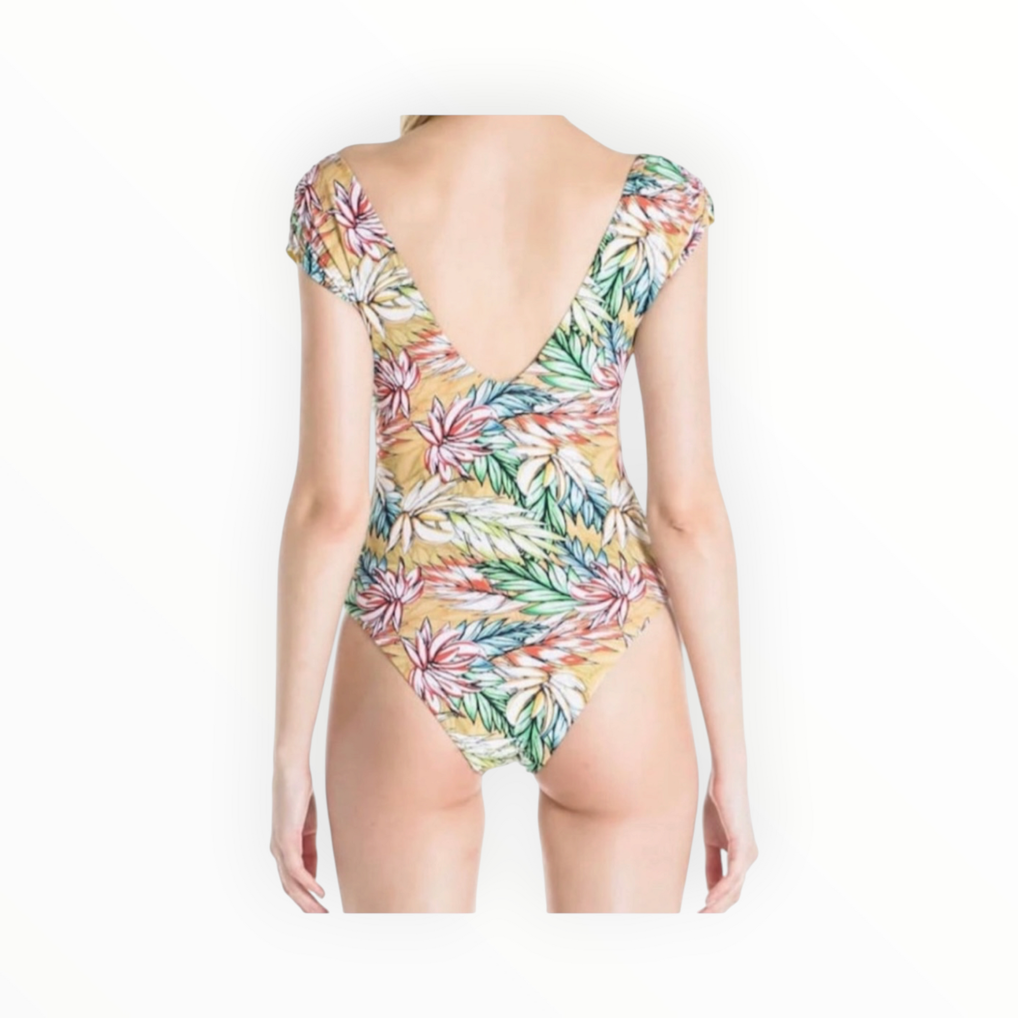 Sauipe Swim Eva Deep Plunge One Piece Swimsuit