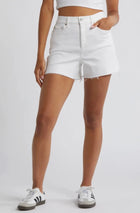 Daze Bottom Line High Rise Vintage Short - Marshmallow