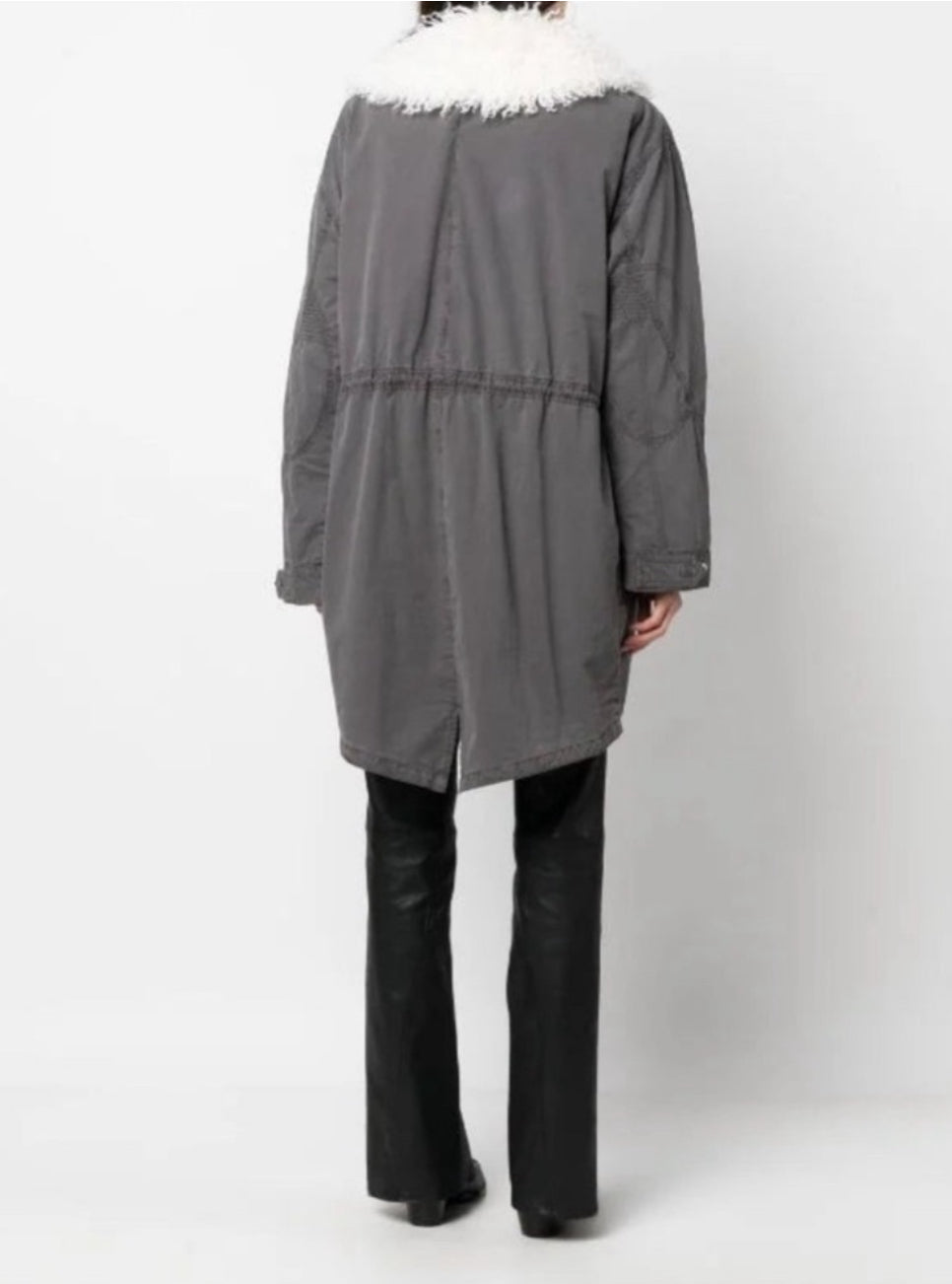 Zadig & Voltaire Kidea Parka Coat - Ardoise Grey