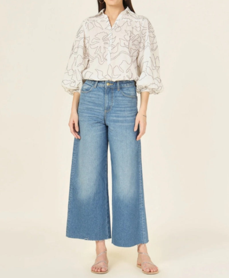Omika Sierra Blouse - Uma Coconut