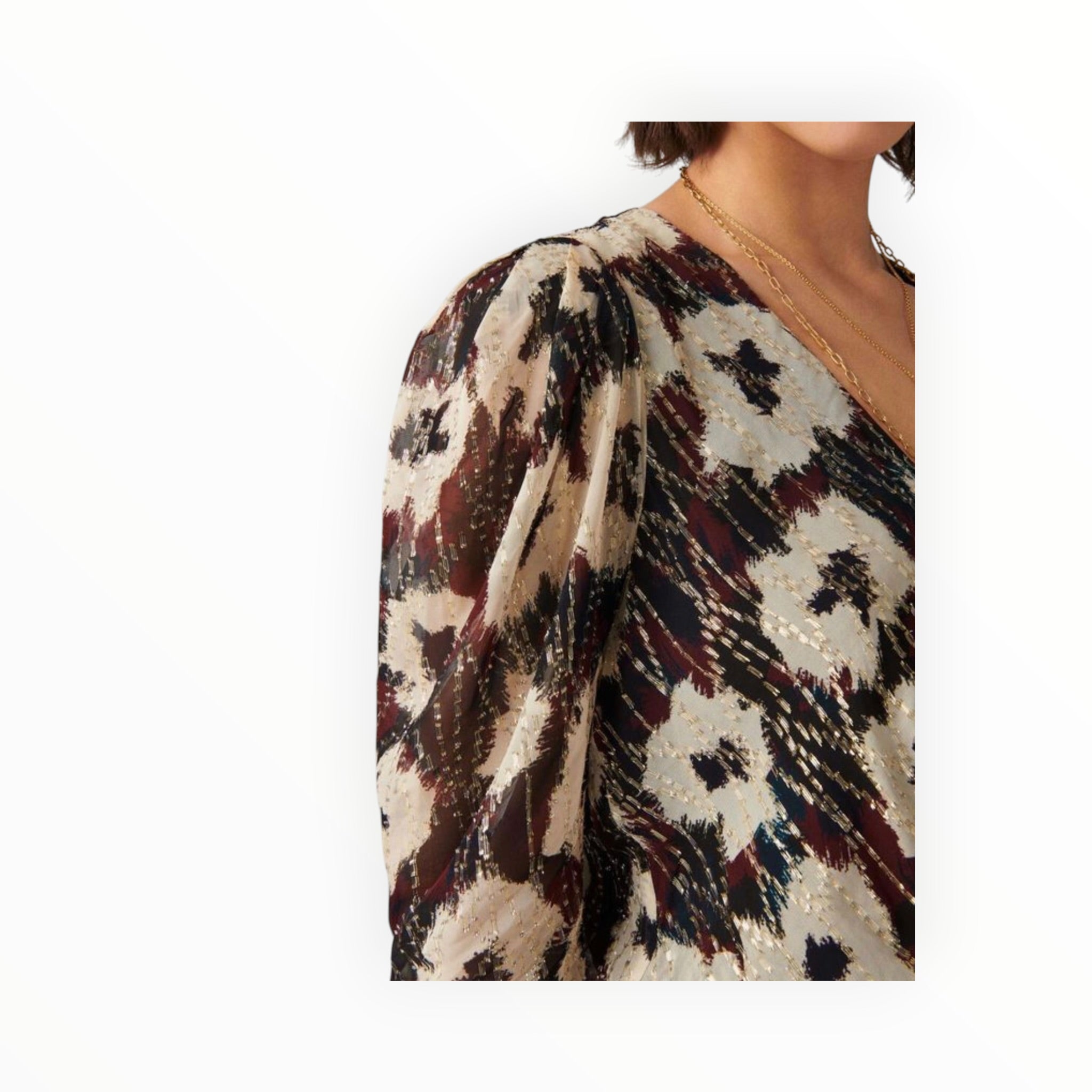 ba&sh Kivy Dress - Beige/Black