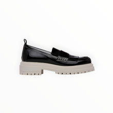 Beautiisoles Frederica Patent Leather Loafer - Black