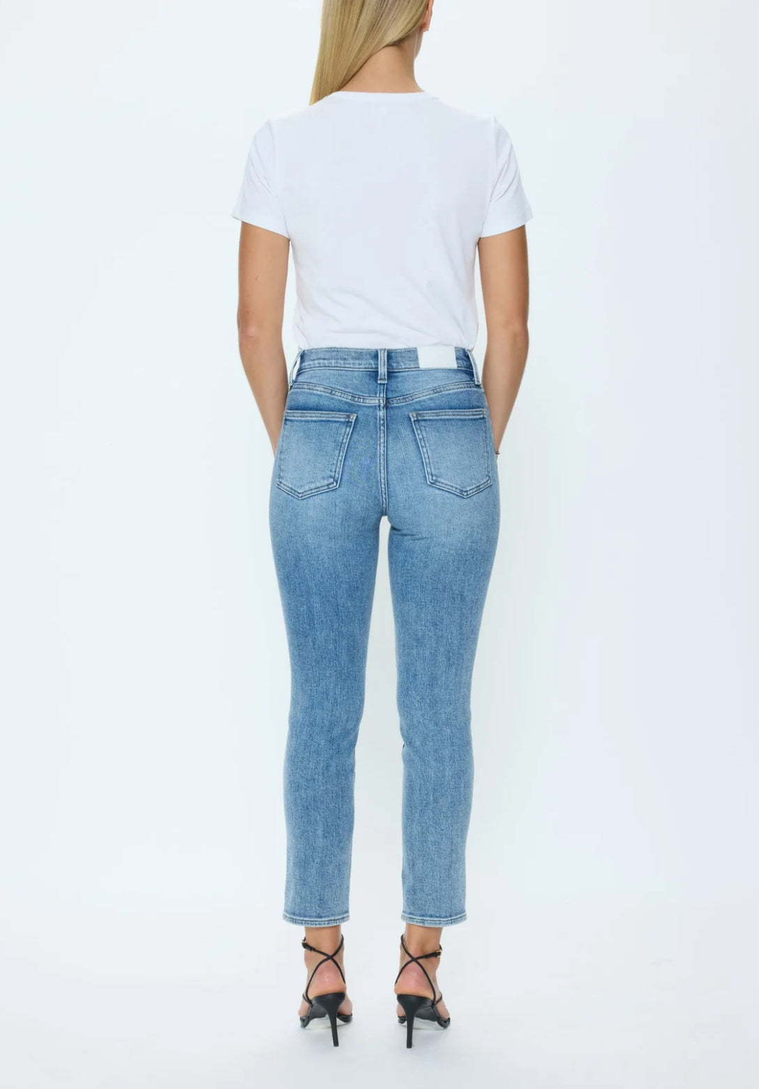 Pistola Madi High Rise Slim Jean - Silver Lake
