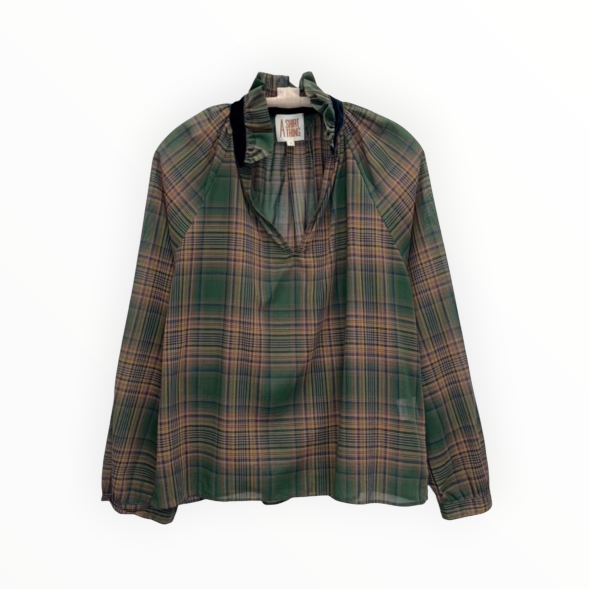 A Shirt Thing Josephine Plaid - Hunter