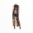 Flora Bea Tiffany Top - Black Safari Sunset