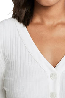 David Lerner Emma Cardigan - White