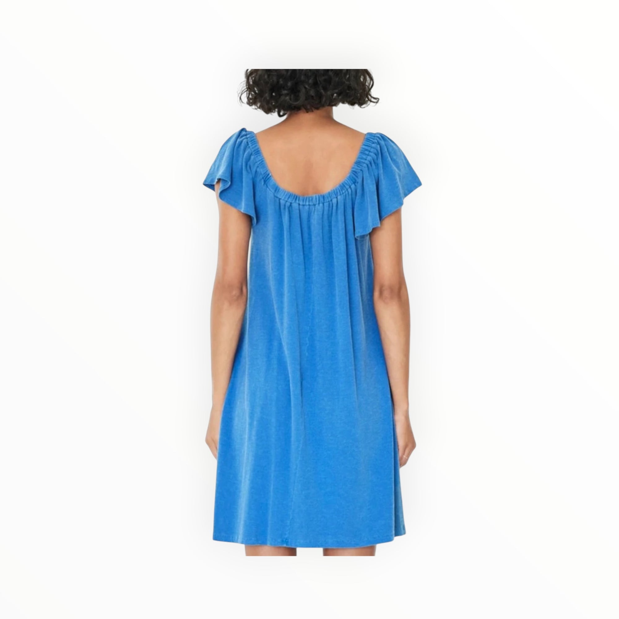 Sundry Mini Trapeze Dress - Royal Blue