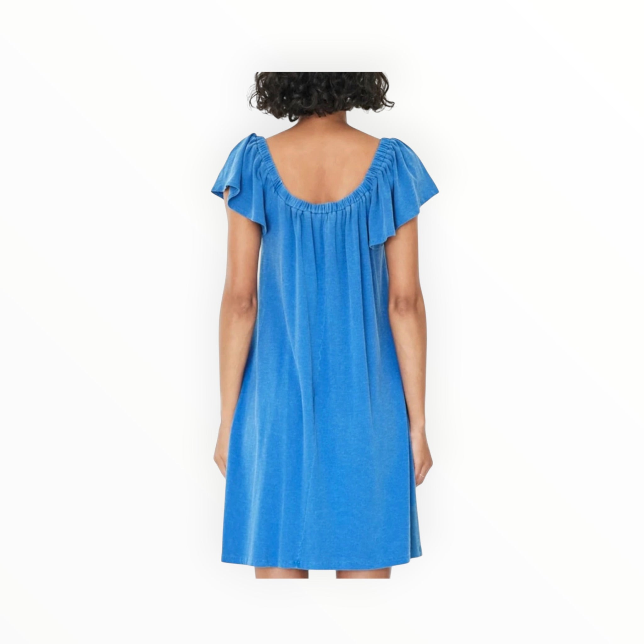 Sundry Mini Trapeze Dress - Royal Blue