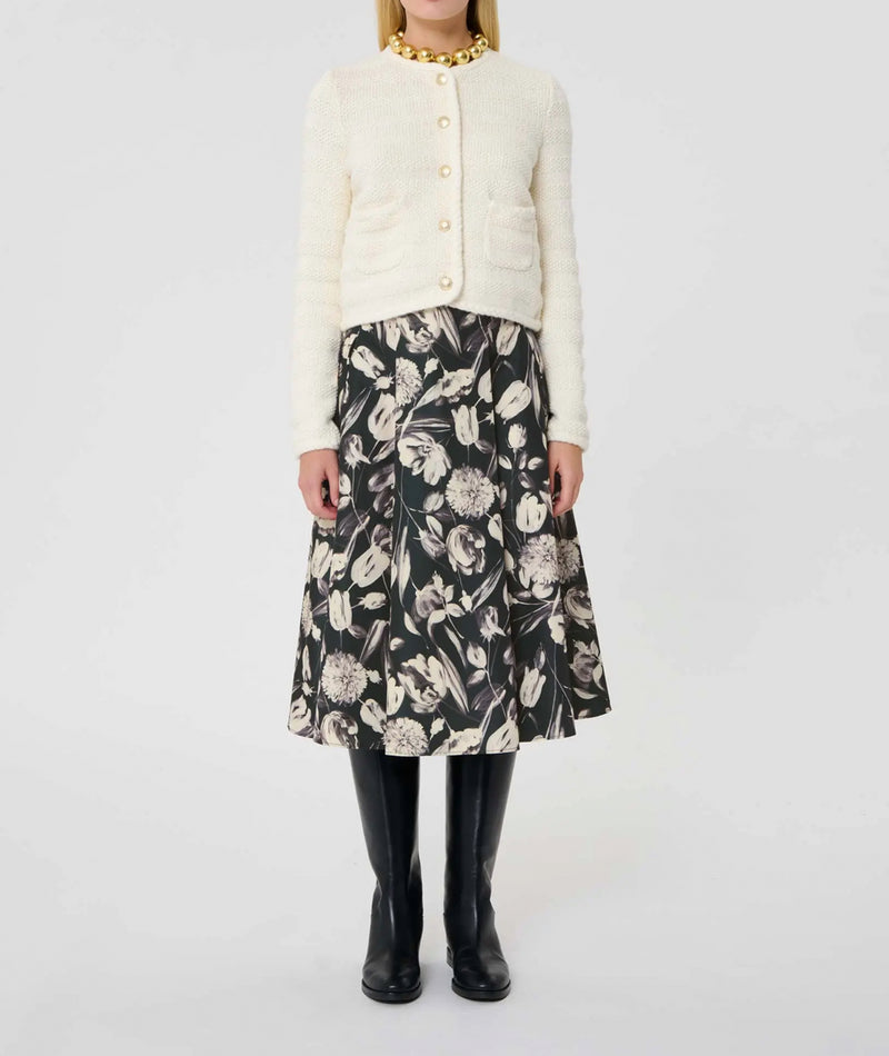 Tara Jarmon Joe Skirt - Black/Ecru