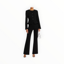 Derek Lam 10 Crosby Dawson Flare Trousers - Black