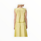 LILLA|P Smocked Shoulder V-Neck - Lemon