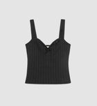 Nation Ltd Cali Sweater Tank - Jet Black