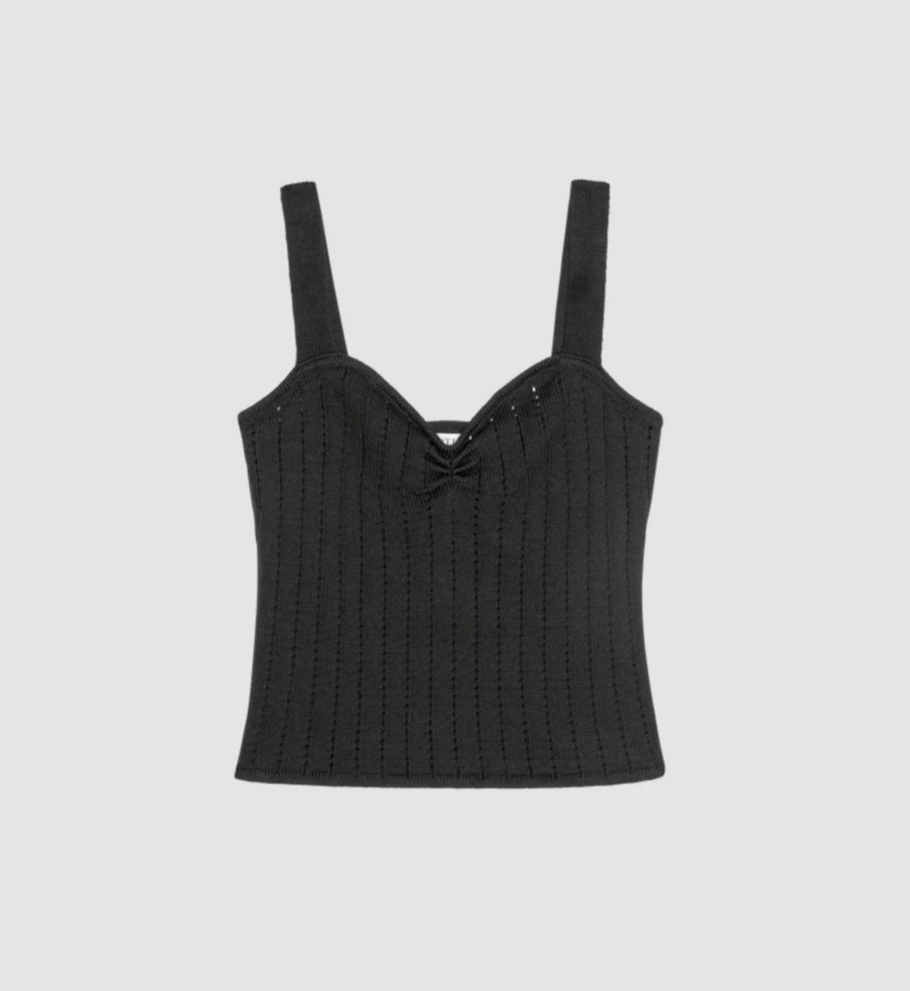 Nation Ltd Cali Sweater Tank - Jet Black