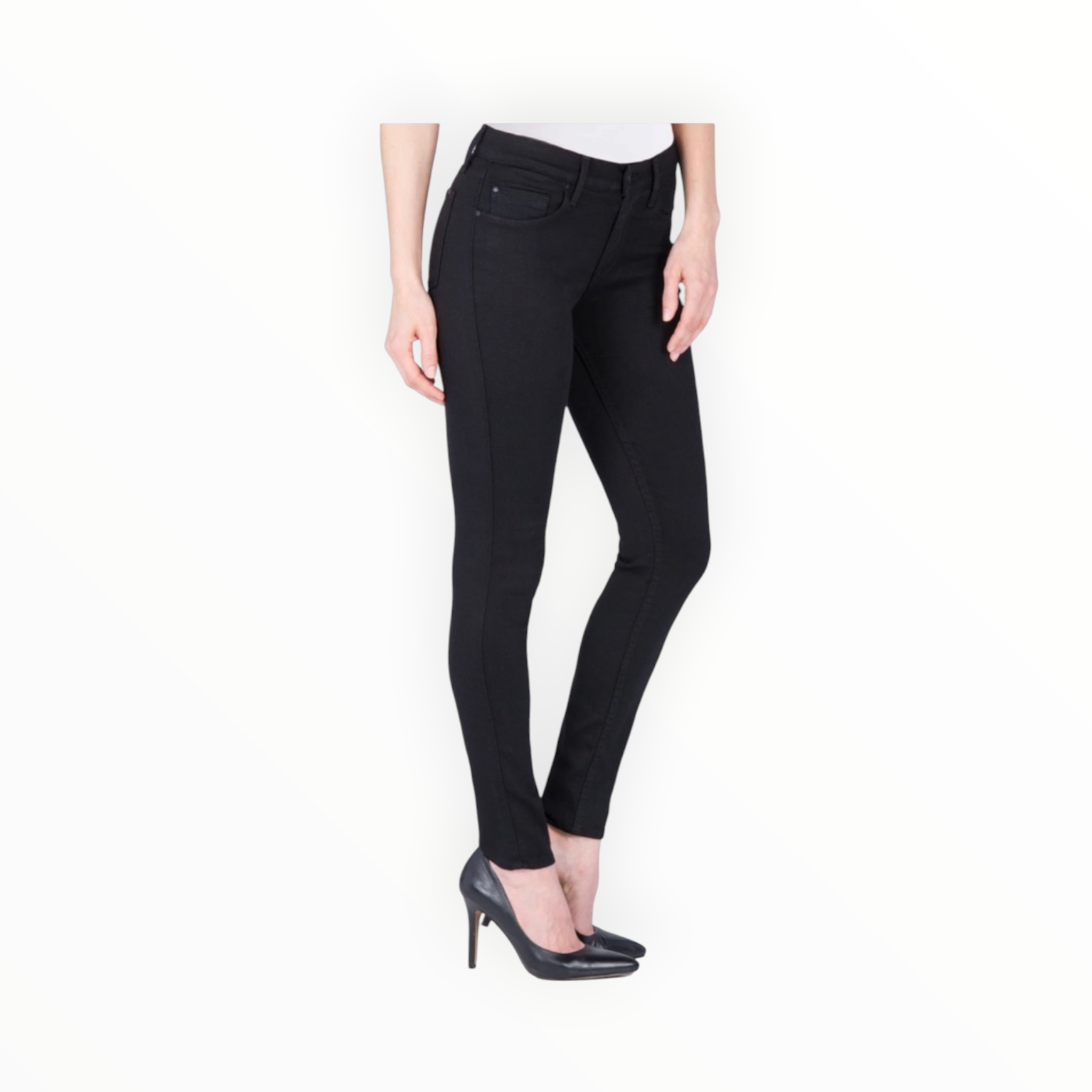 Fidelity Denim Gwen High Rise Skinny - Jet