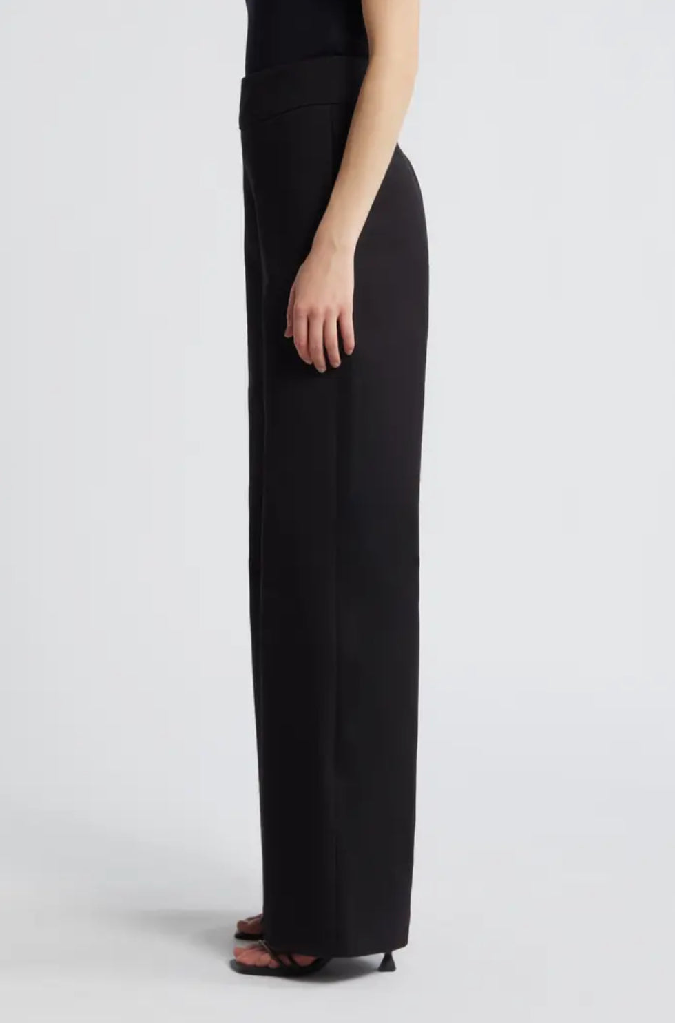 Frame Le Hardy Wide Leg Trouser - Black