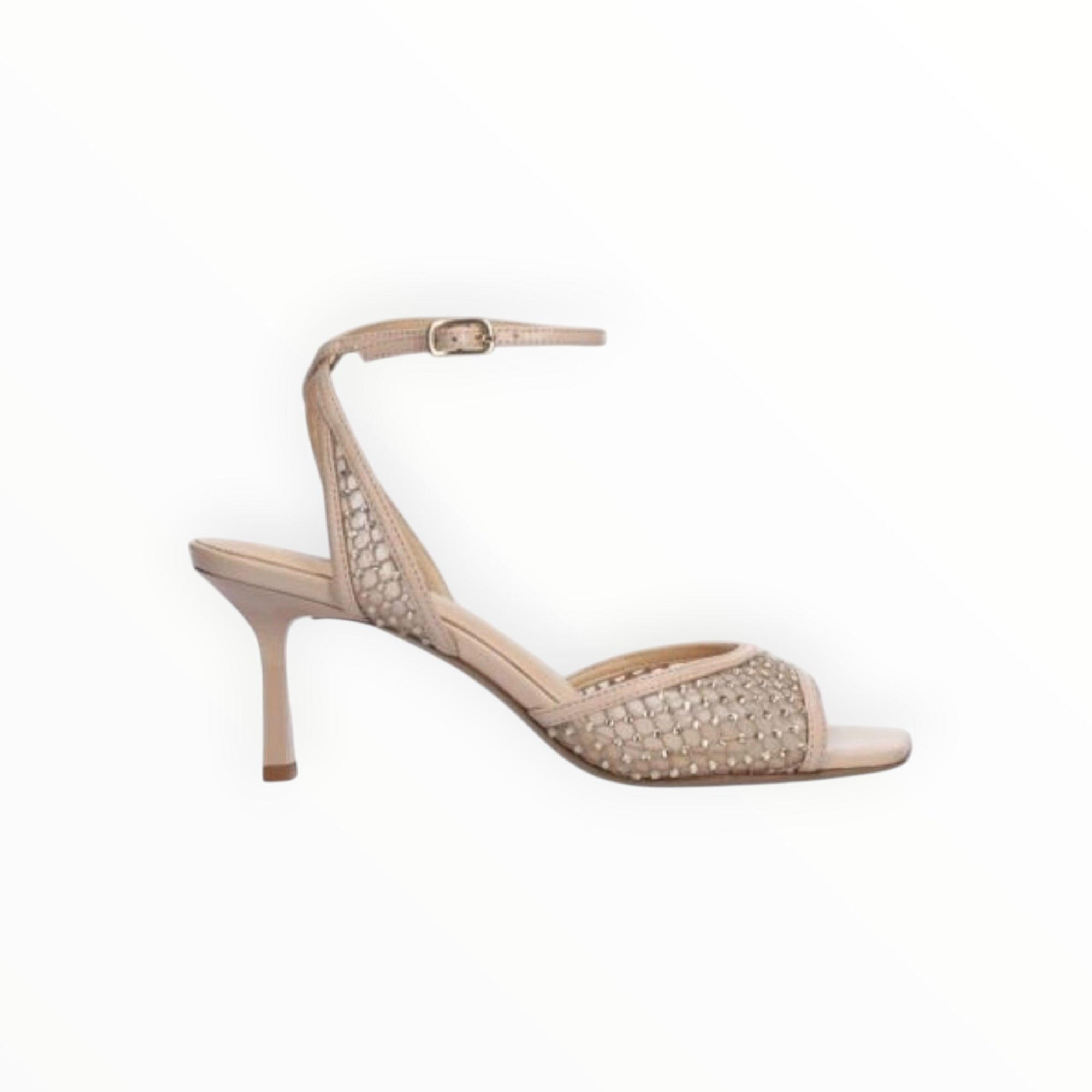 Lola Cruz Carmen Heel Sandal 65 - Nude